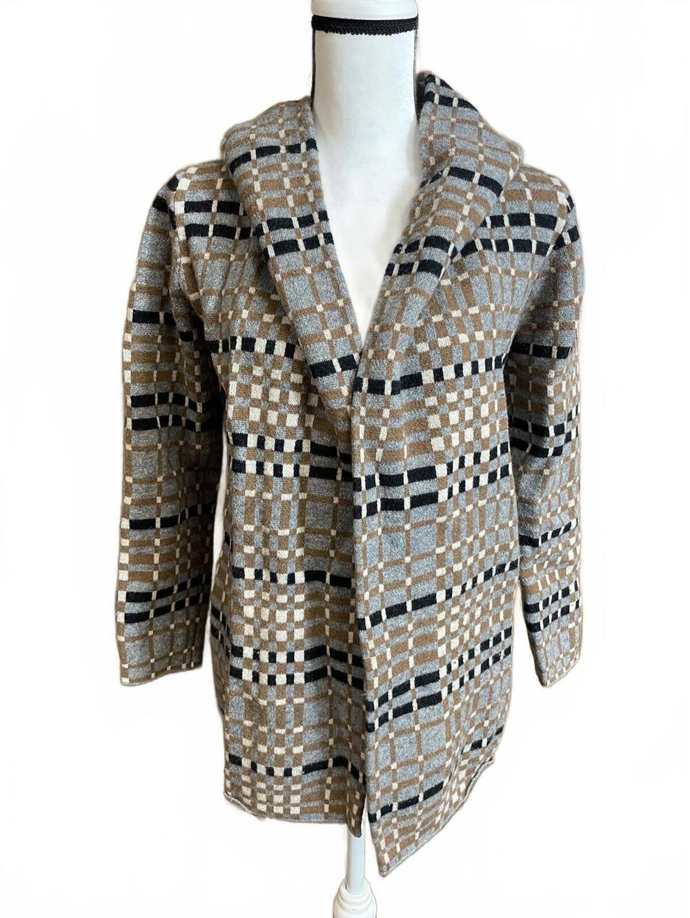 Anthropologie Field & Flower Josefa hooded sweater coat xs